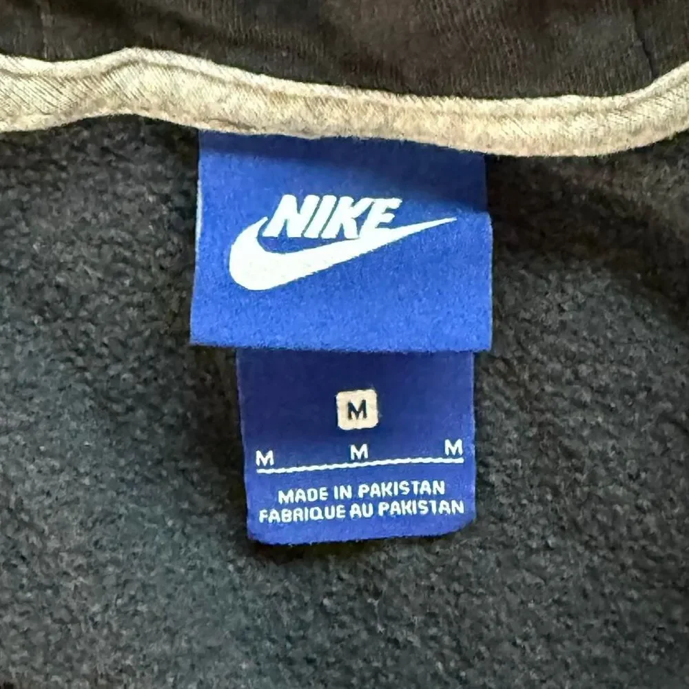 Nike Women's Black Hoodie Full-Zip Size Medium